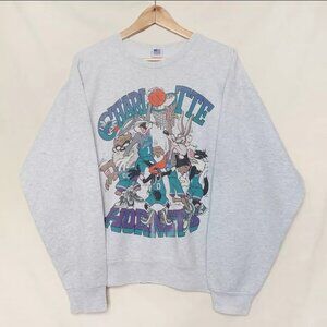 Charlotte Hornets Looney Tunes Taz Funny Crewneck Sweatshirt